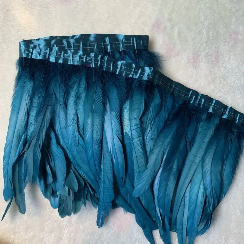 Feather Trim Marabou - 25-30cm/10-12inch Rooster Tail Feathers Trims 10Meters