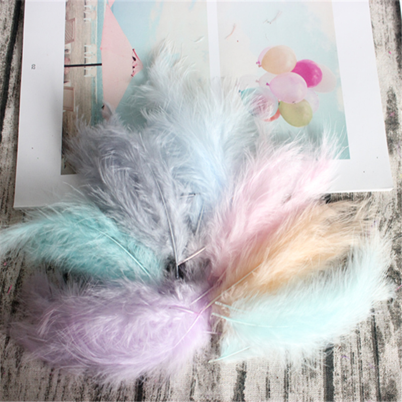 Feather Trim Marabou - Wholesale Fluffy Turkey Marabou Feather 10-15Cm