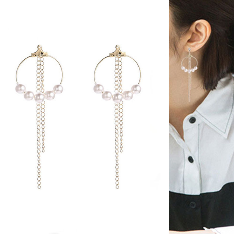 Pearl Trim Chain - Engood 60Pcs Pearl Chain Rhinestone Button