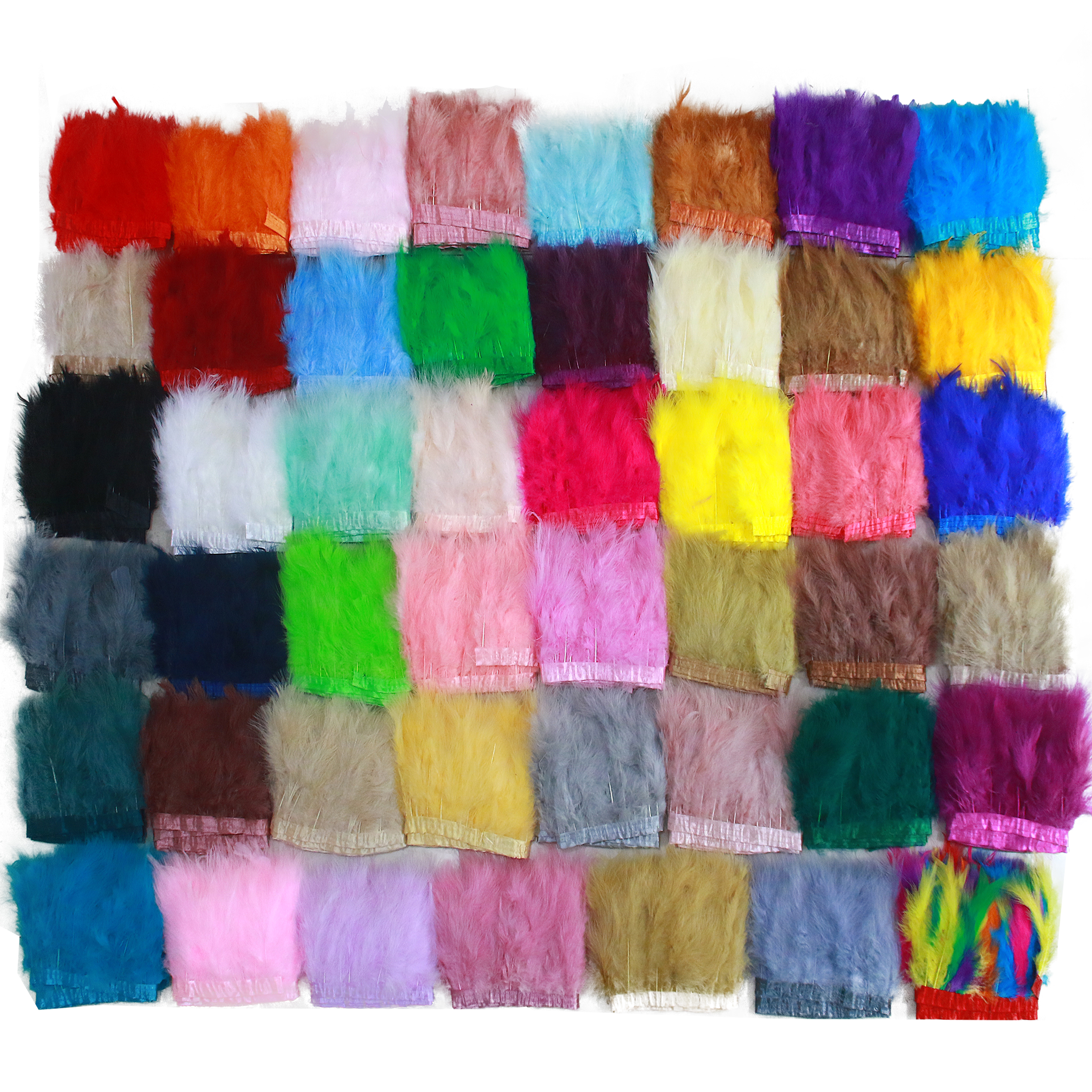 Feather Trim Marabou - Vibrant Multicolor Marabou Turkey Feathers Trims