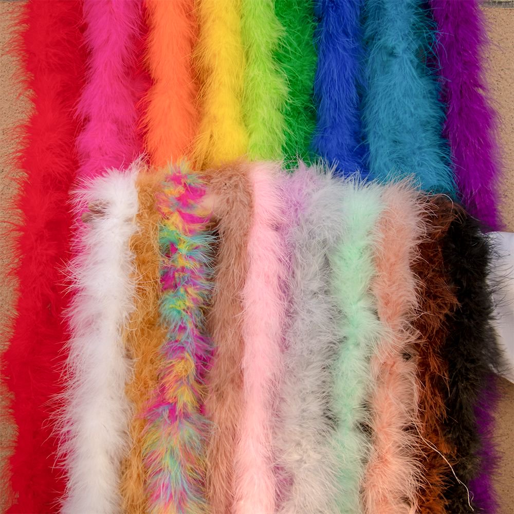 Feather Trim Marabou - 22 Grams Turkey Feather Boa Fluffy