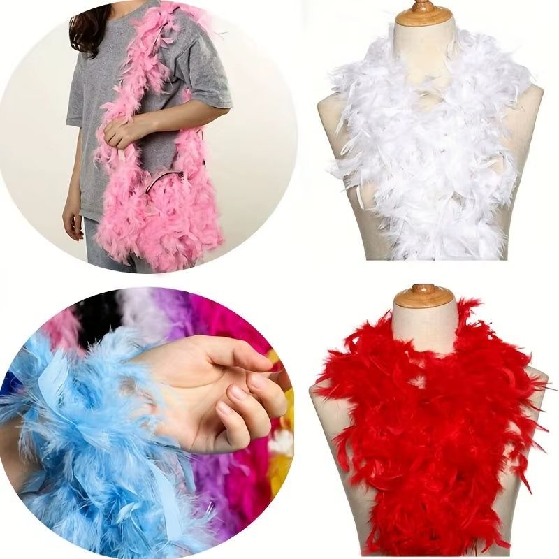 Feather Trim Marabou - Fluffy Marabou Feather Boa Trim 2