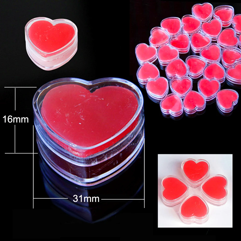 3/6pcs Heart-Shape Diamond Pai - Embroidery Embellishments ulasan dan harga