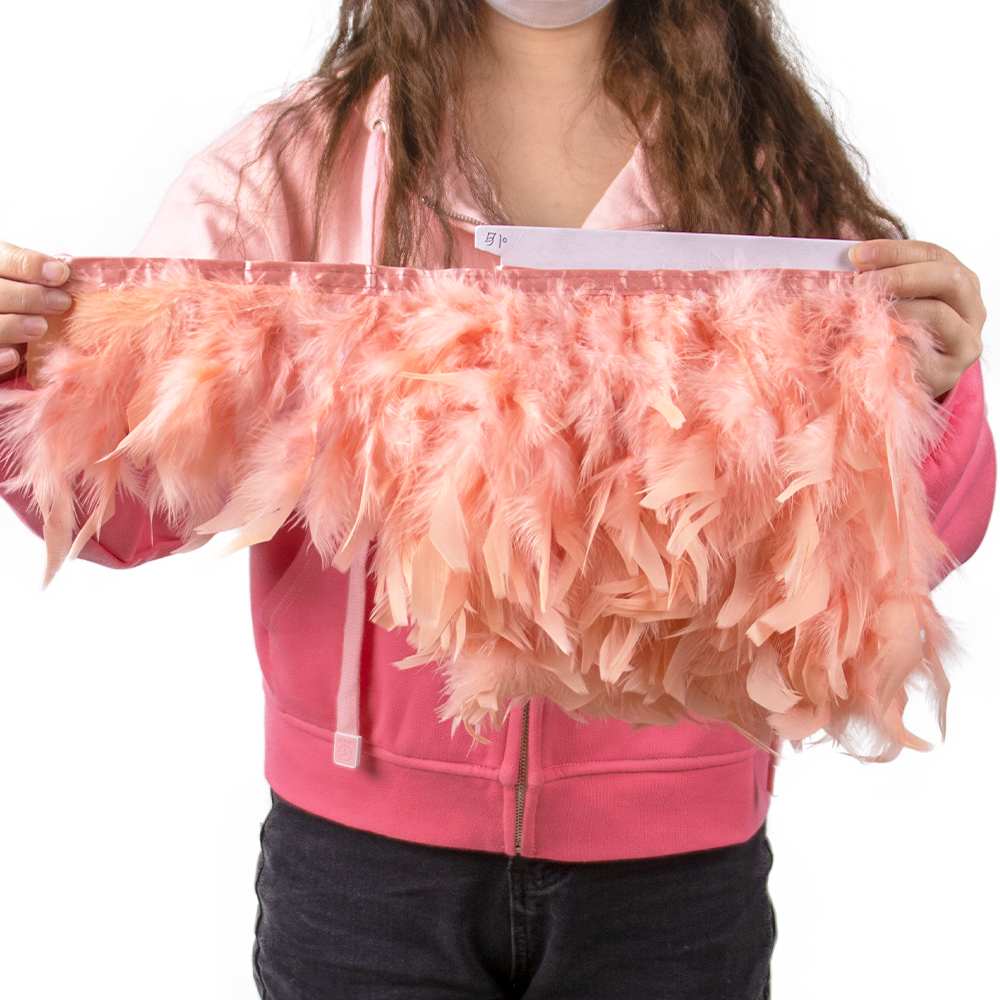 10M Natural Turkey Feathers Tr - Feather Trim Marabou ulasan dan harga