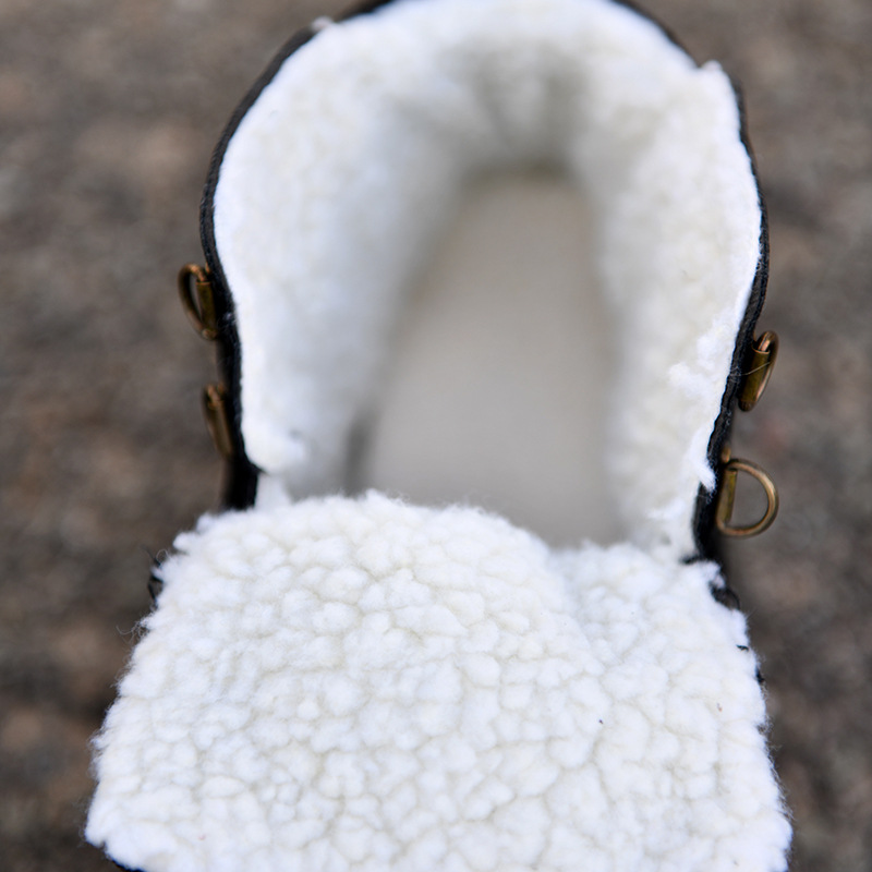 Warm Boots for Men Snow Boots  - Guipure Lace Panel ulasan dan harga