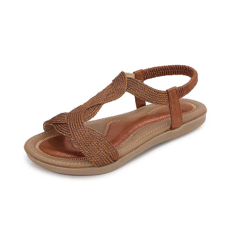 Ladies Summer Sandals Fashion  - Sew On Rhinestone ulasan dan harga