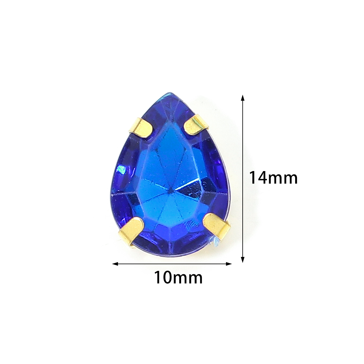 50pcs Colorful Sew-on Claw Rhi - Sew On Rhinestone ulasan dan harga