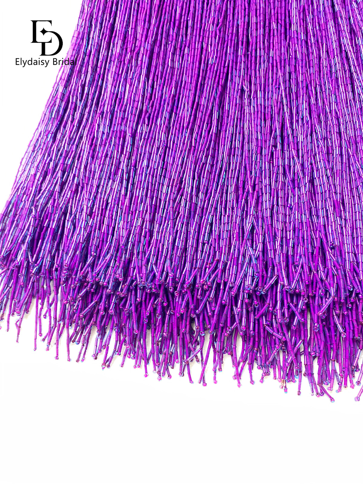 30CM Long Purple Green Black B - Fringe Ribbon Sewing ulasan dan harga