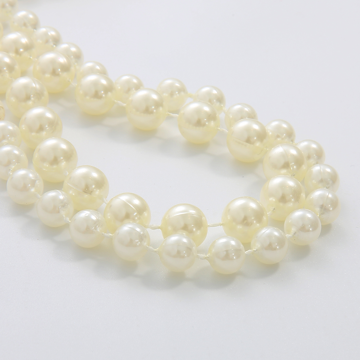 ABS Imitation Ivory Pearl Bead - Pearl Trim Chain ulasan dan harga