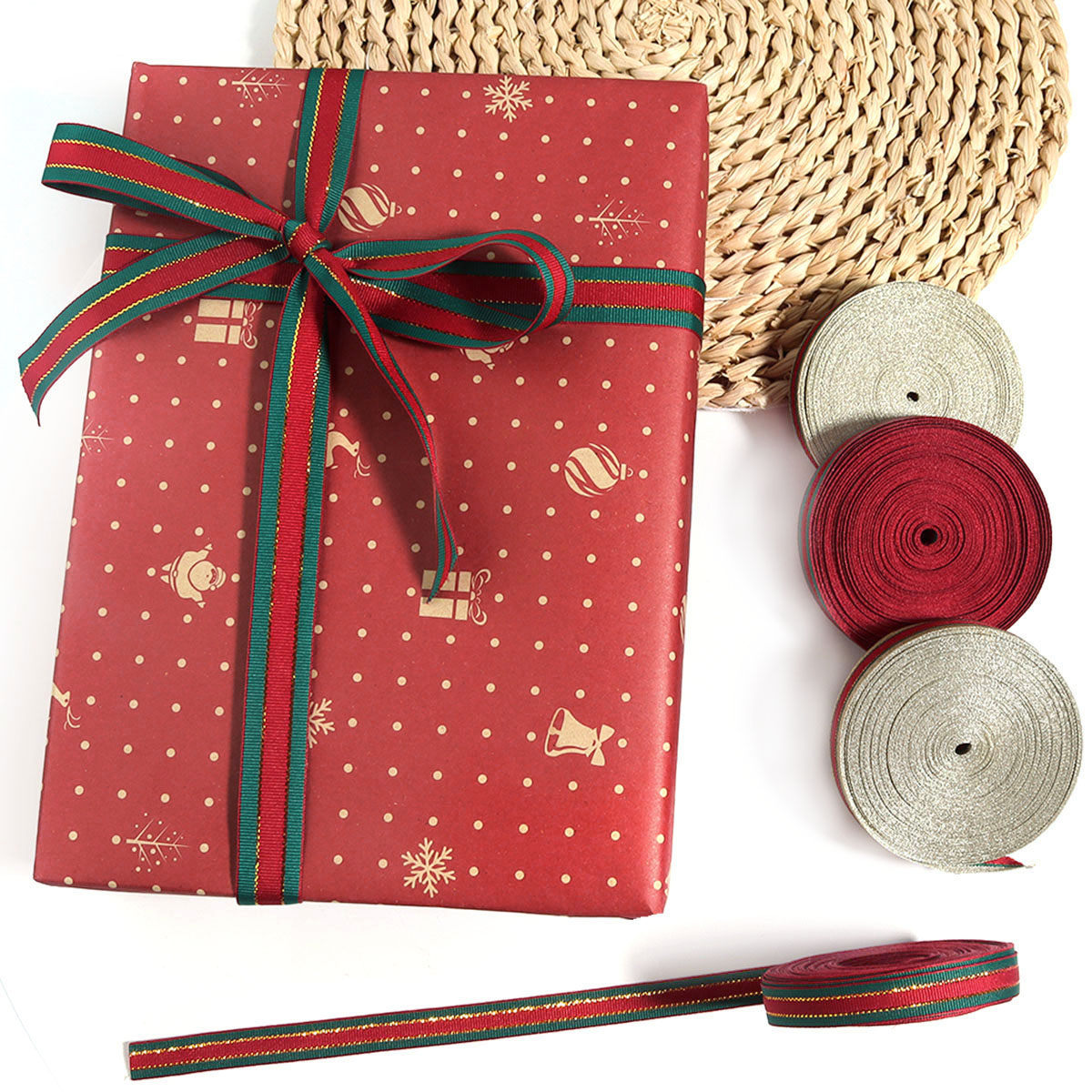 5/10yards 10/15/25/38mm Red Ch - Velvet Ribbon Roll ulasan dan harga