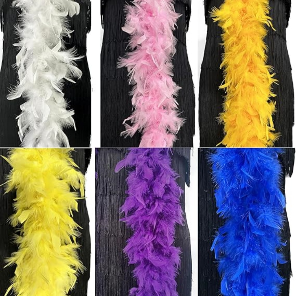 2Meter Soft Turkey Marabou Fea - Feather Trim Marabou ulasan dan harga