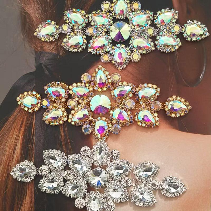 New 1pc Crystal AB Sew On Rhin - Sew On Rhinestone ulasan dan harga