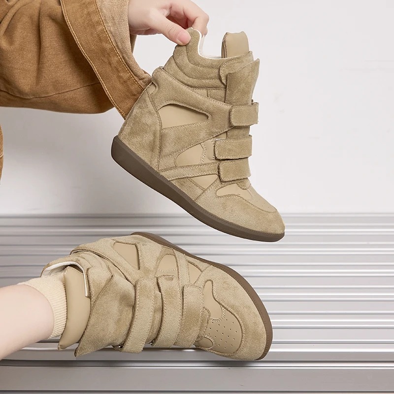 Women Ankle Boots Genuine Leat - Guipure Lace Panel ulasan dan harga
