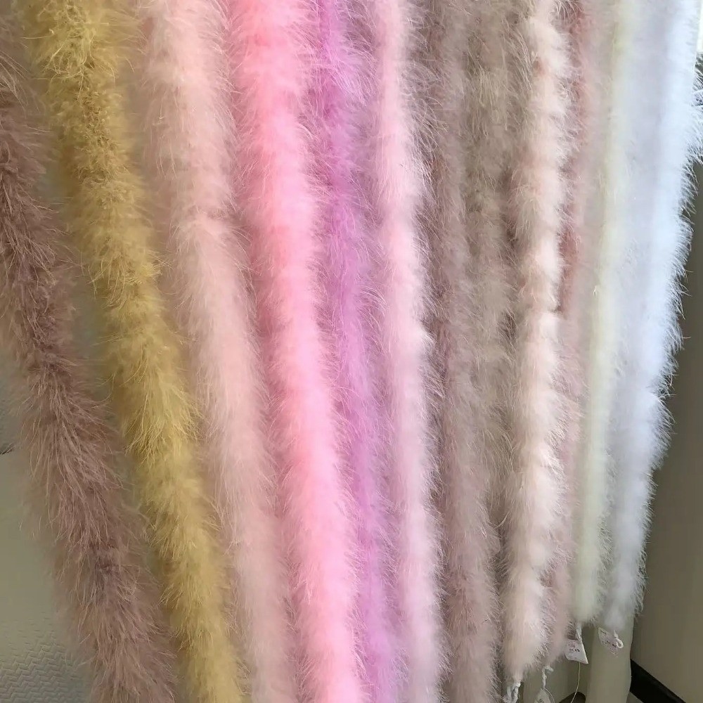 2 Meter Marabou Feather Boa Cu - Feather Trim Marabou ulasan dan harga