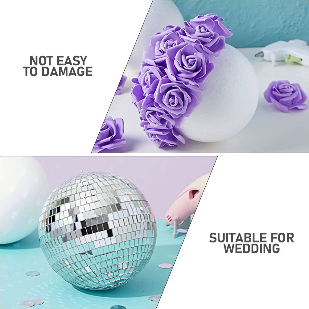 2Pcs Round Foam Spheres Lightw - Craft Embellishment ulasan dan harga
