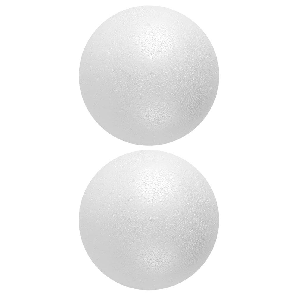 2Pcs Round Foam Spheres Lightw - Craft Embellishment ulasan dan harga