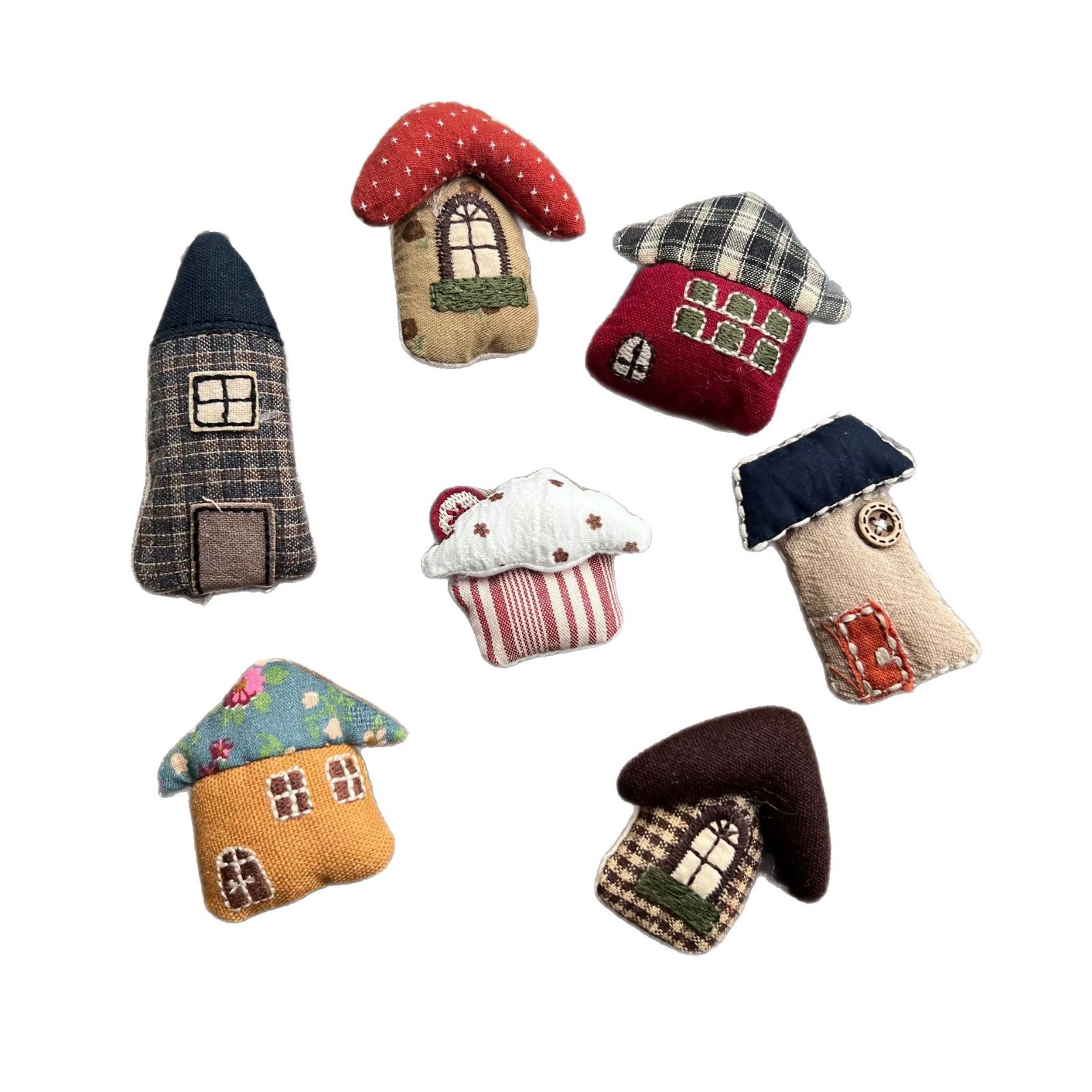 Stuffed Fabric Mushroom House  - Craft Embellishment ulasan dan harga
