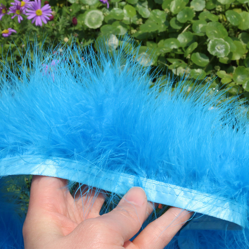 Pink Fluffy Turkey Feathers Tr - Feather Trim Marabou ulasan dan harga