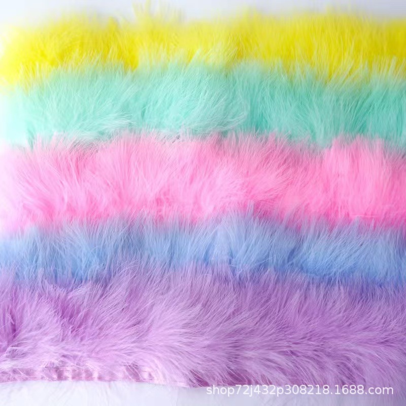 Pink Fluffy Turkey Feathers Tr - Feather Trim Marabou ulasan dan harga