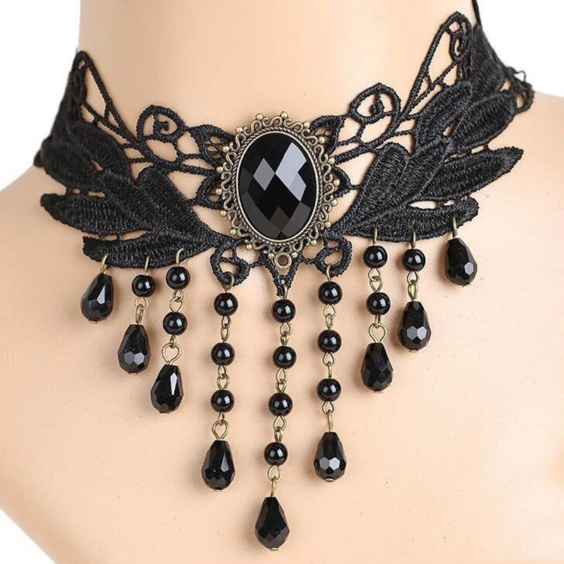 Lady Chokers Leaf Tassel Women - Tassel Fringe Trim ulasan dan harga