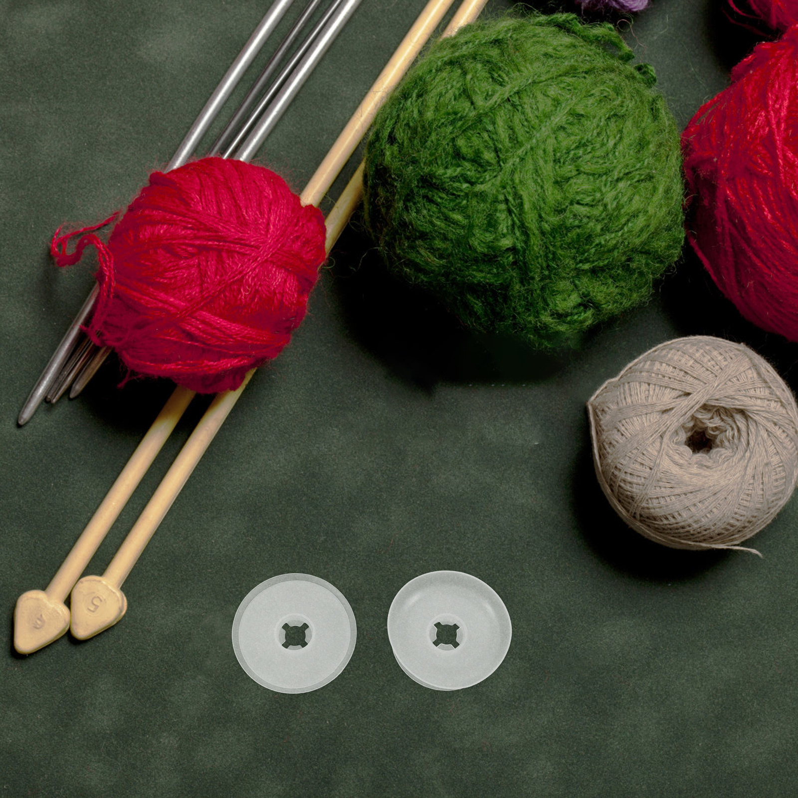 10Pcs Empty Plastic Thread Bob - Embroidery Craft ulasan dan harga
