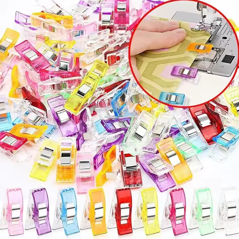20/40PCS Random Color Clip Pla - Embroidery Craft ulasan dan harga