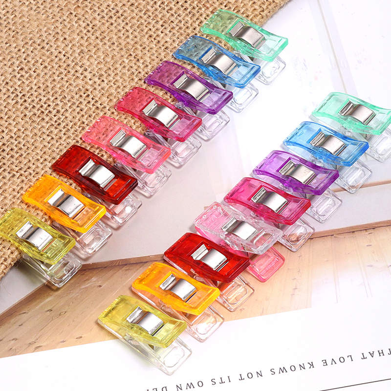 20/40PCS Random Color Clip Pla - Embroidery Craft ulasan dan harga