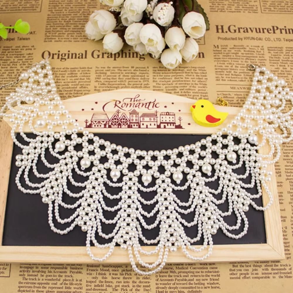 Bohemian Style Multi-layered P - Pearl Trim Chain ulasan dan harga