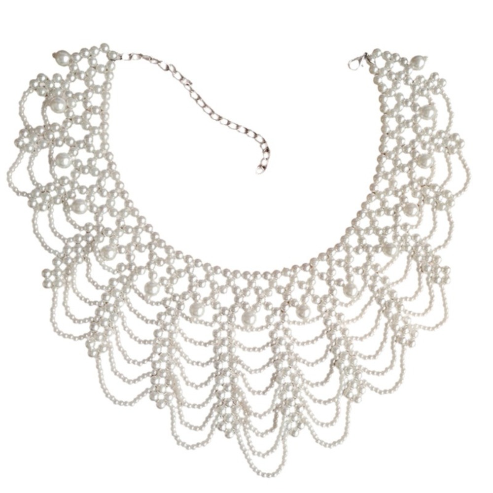 Bohemian Style Multi-layered P - Pearl Trim Chain ulasan dan harga