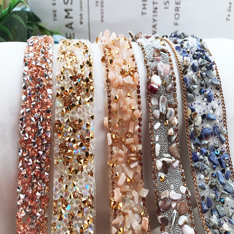 Diamond Band Diy Clothing Code - Crystal Mesh Fabric ulasan dan harga