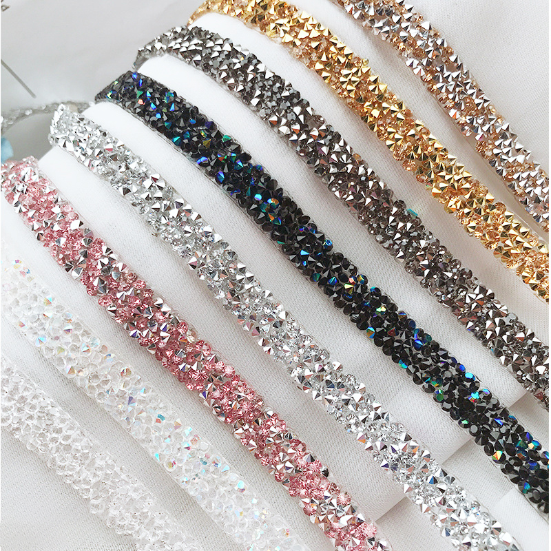 Diamond Band Diy Clothing Code - Crystal Mesh Fabric ulasan dan harga