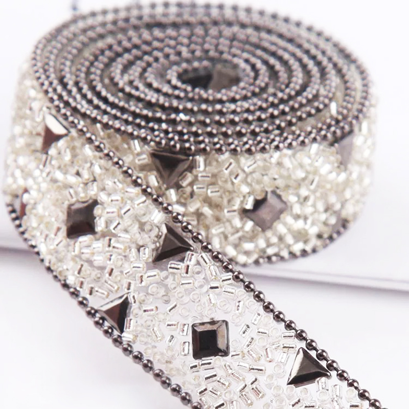 Diamond Band Diy Clothing Code - Crystal Mesh Fabric ulasan dan harga