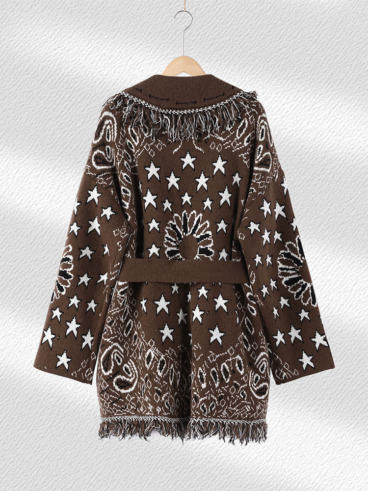 Vintage Jacquard Tassels Lace  - Tassel Fringe Trim ulasan dan harga