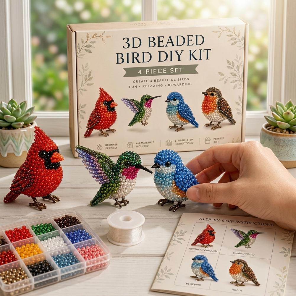 DIY 3D Animal Bead Embroidery  - Embroidery Craft ulasan dan harga