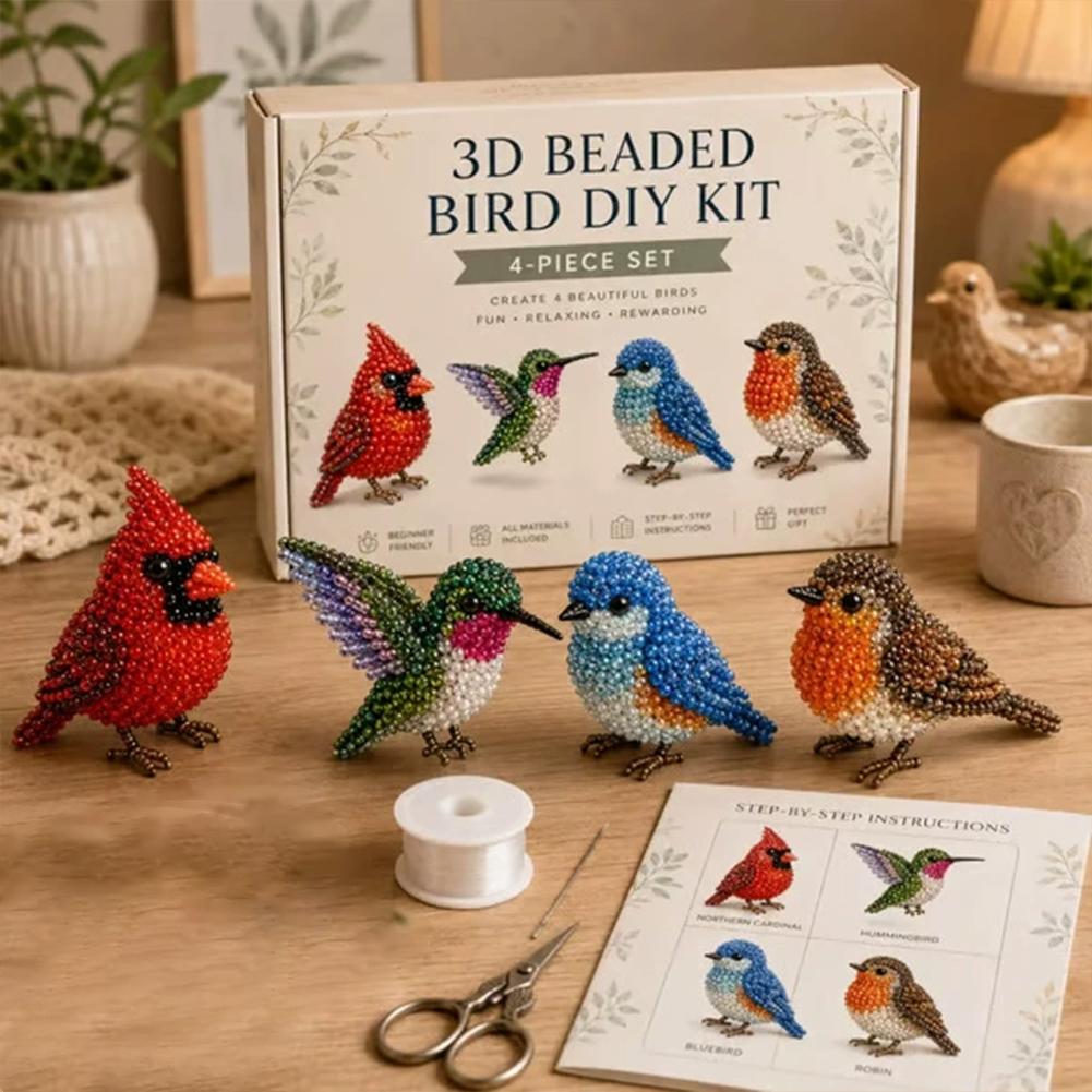 DIY 3D Animal Bead Embroidery  - Embroidery Craft ulasan dan harga