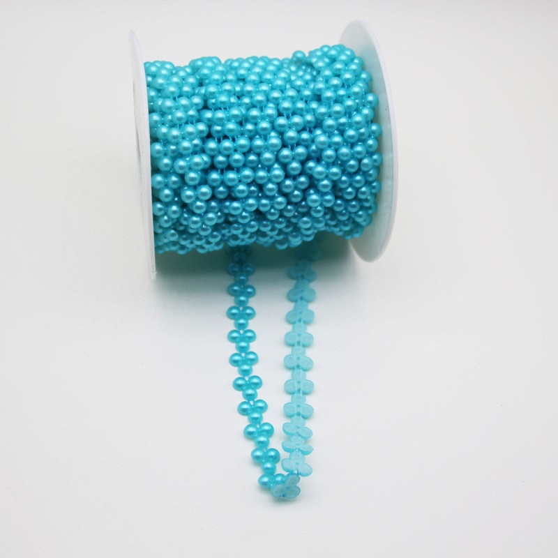 9Meter 6mm Flower ABS Pearl Co - Pearl Trim Chain ulasan dan harga