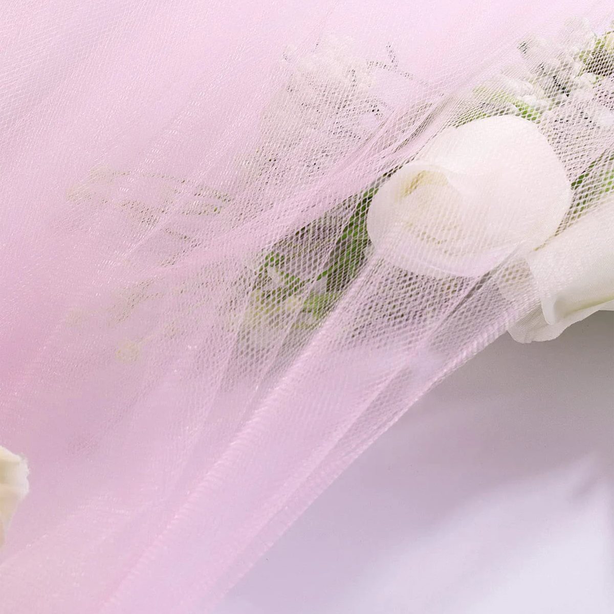 Crystal Organza Fabric Tulle - - Organza Ribbon Spool ulasan dan harga