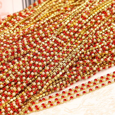 1Yard SS6-2mm 12 color Pearl G - Pearl Trim Chain ulasan dan harga