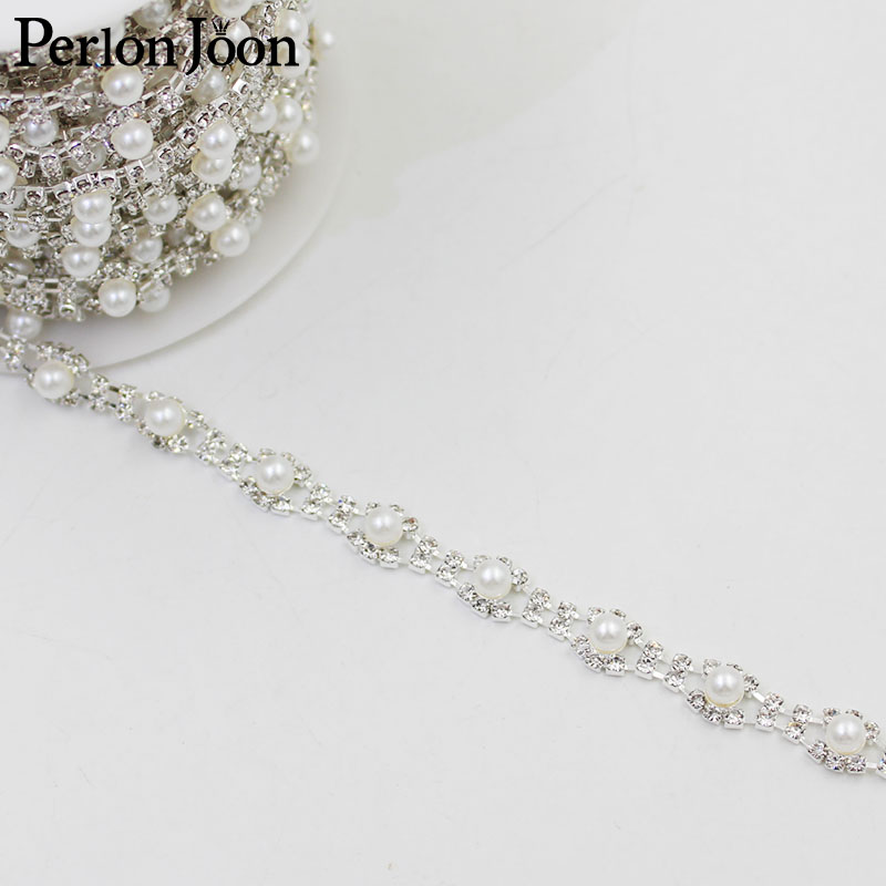 Two styles small pearl crystal - Pearl Trim Chain ulasan dan harga