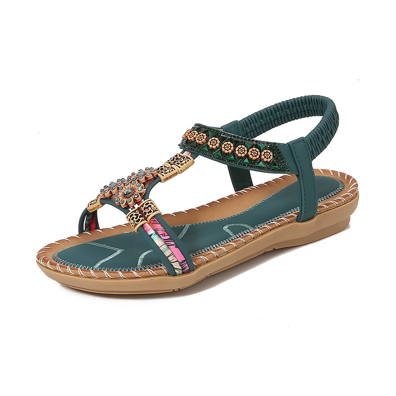 Fashion Bohemian Summer Sandal - Sew On Rhinestone ulasan dan harga