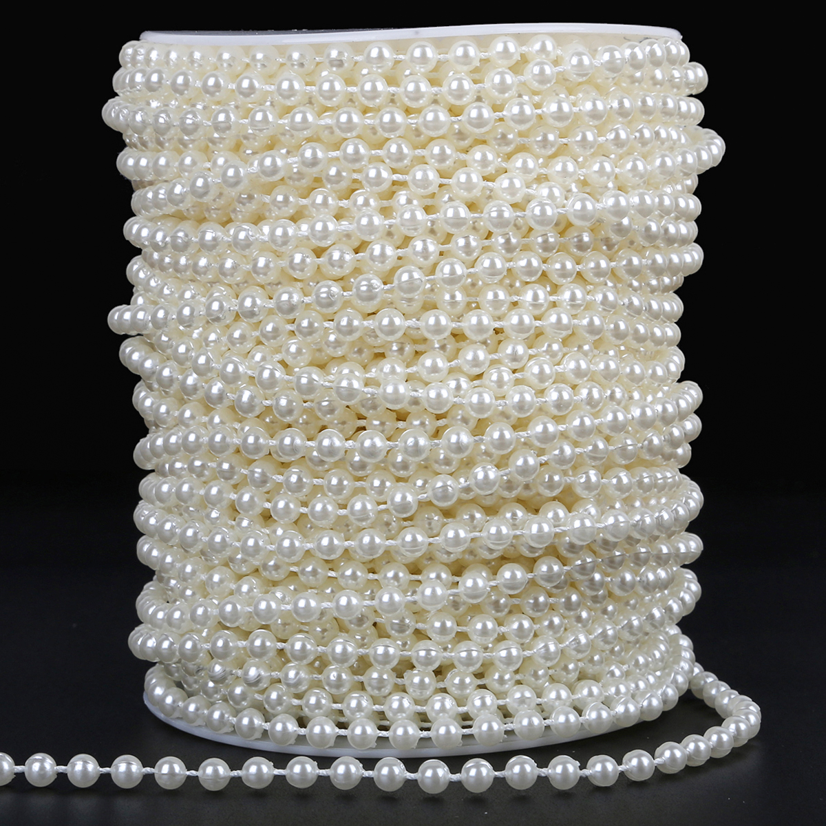 3/4/5/6/8/10mm ABS Artificial  - Pearl Trim Chain ulasan dan harga