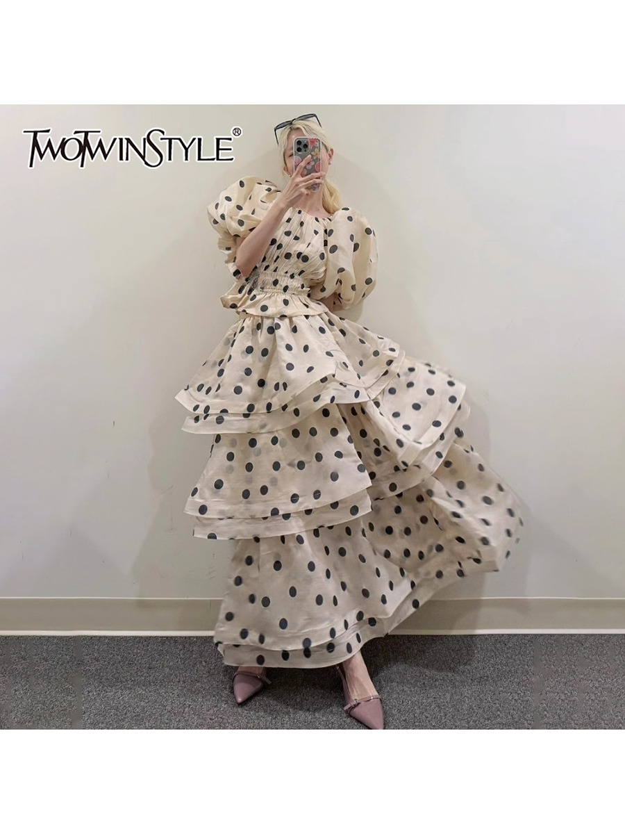 TWOTWINSTYL Hit Color Polka Do - Tassel Fringe Trim ulasan dan harga