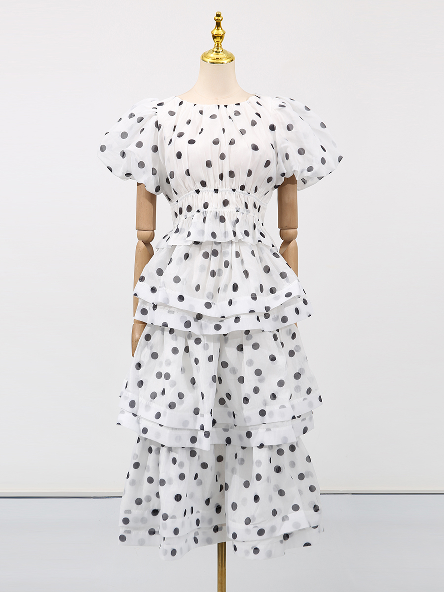 TWOTWINSTYL Hit Color Polka Do - Tassel Fringe Trim ulasan dan harga