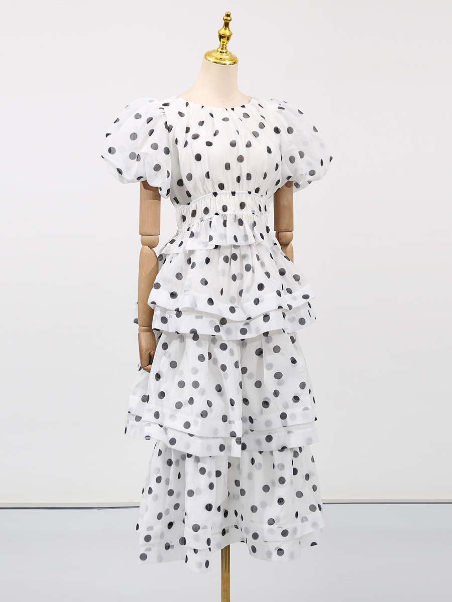 TWOTWINSTYL Hit Color Polka Do - Tassel Fringe Trim ulasan dan harga