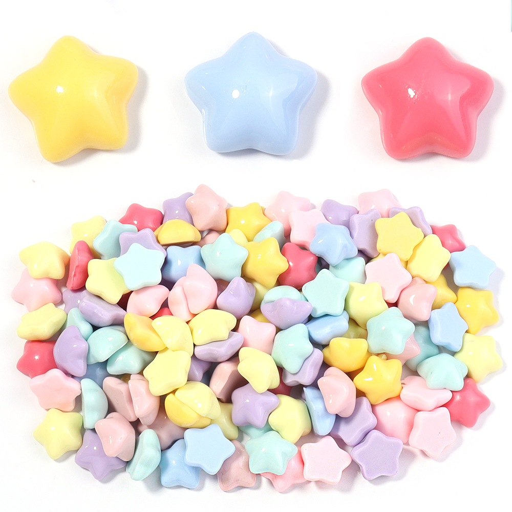 50pcs/lot 16mm Colorful Star R - Craft Embellishment ulasan dan harga