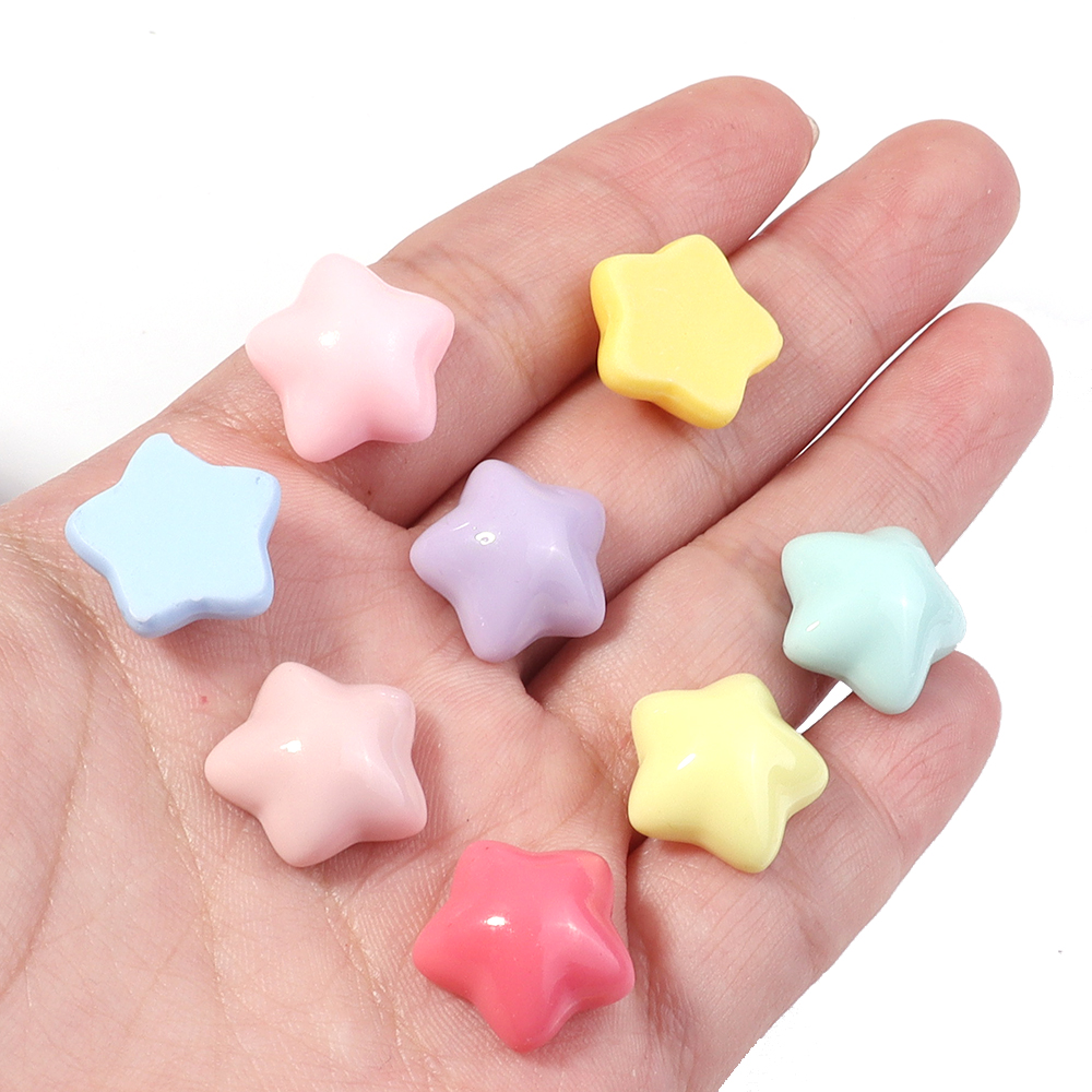 50pcs/lot 16mm Colorful Star R - Craft Embellishment ulasan dan harga