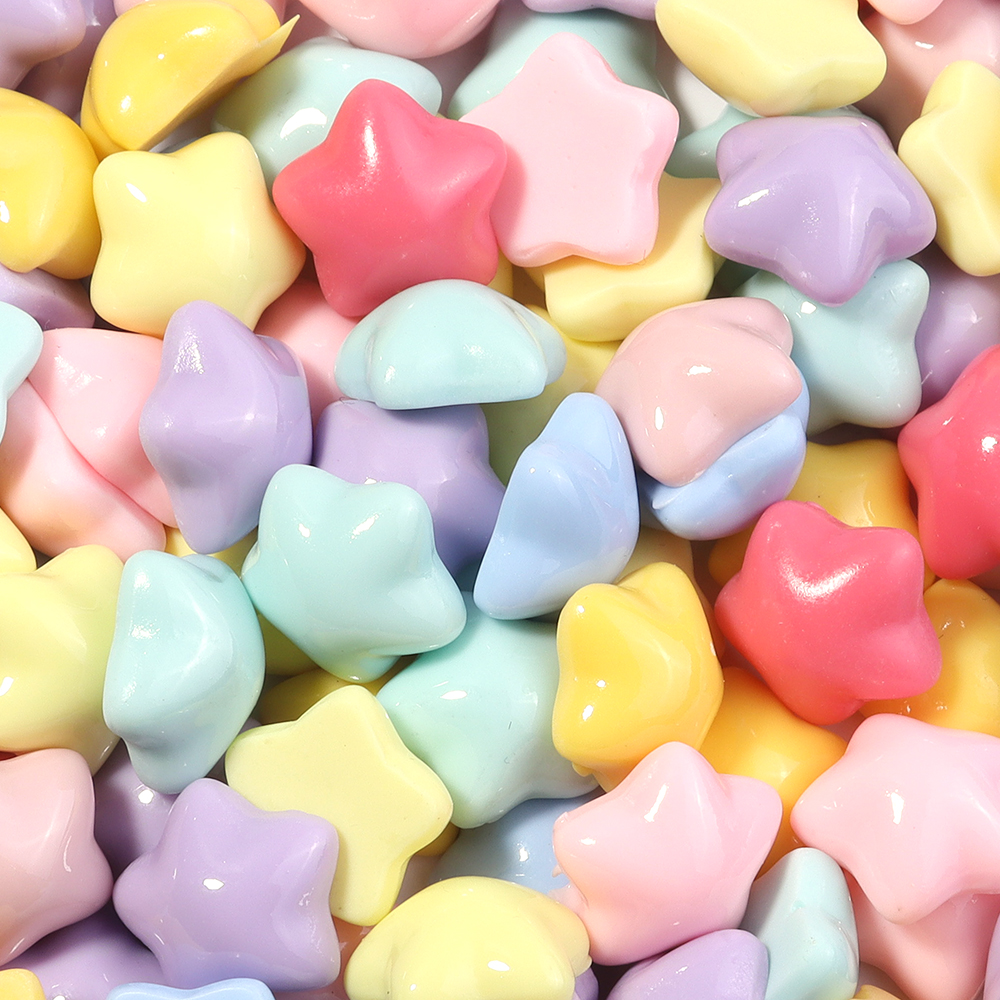 50pcs/lot 16mm Colorful Star R - Craft Embellishment ulasan dan harga