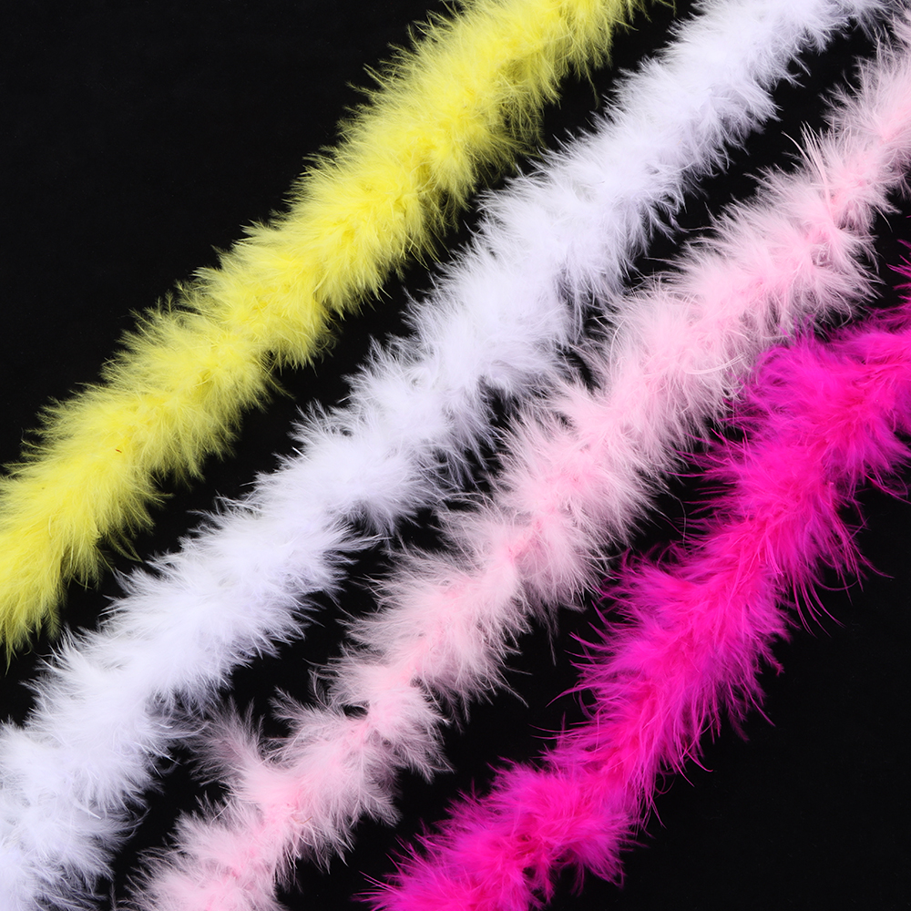 2M 13G Marabou Feathers Boa Ch - Feather Trim Marabou ulasan dan harga
