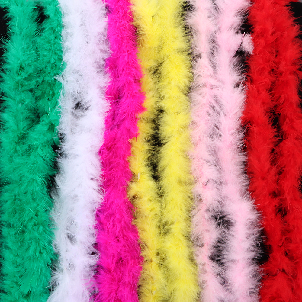 2M 13G Marabou Feathers Boa Ch - Feather Trim Marabou ulasan dan harga