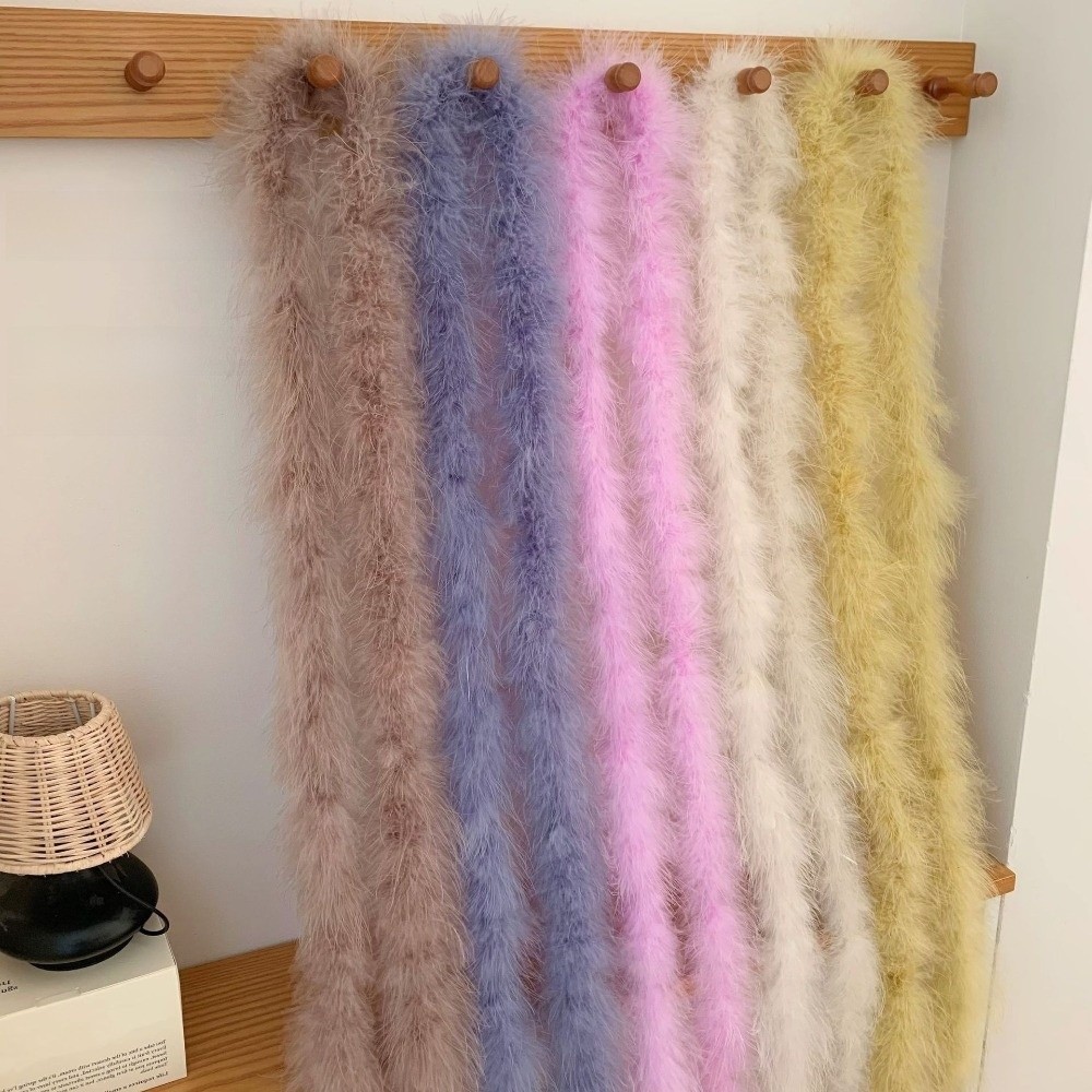2 Meter Marabou Feather Boa Fa - Feather Trim Marabou ulasan dan harga
